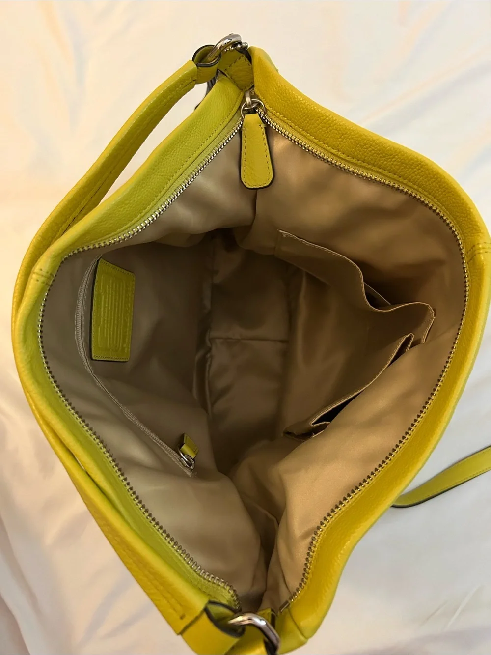 Coach Park Pebbled Leather Hobo - Picture 10 of 14
